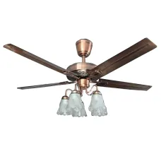 Breezelux BL-1996 52" Decorative Chandelier Ceiling Fan With Light and Remote