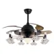 Breezelux BL-2521 48" Luxury Decorative Chandelier Ceiling Fan With Light and Remote