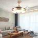 Breezelux BL-6094 36" Luxury Decorative Chandelier Ceiling Fan With Light and Remote