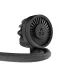 Detailed view of Arctic Liquid Freezer III Pro 360 CPU Cooler fan unit with turbine-style blades and coiled braided cable.