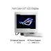 Display view of Asus ROG RYUJIN III 360 ARGB AIO Liquid CPU Cooler White showing LCD with ROG logo and stats