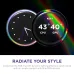 Front display view of NZXT Kraken Elite 360 RGB V2 360mm CPU Cooler showing circular LCD with style customization interface