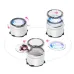 Rotating stand view with Yeston Zeaginal ZC-360 ARGB Bling Bling CPU Cooler promotional cover featuring TEAM LIMA design.