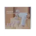 massage fascial gun set LM-810T with multiple interchangeable heads displayed in box packaging on neutral background