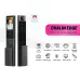 Angled view of Ovalin EDGE Smart Door Lock with face recognition screen and keypad, highlighting multi-unlock options.
