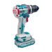 Front angled view of TOTAL TIDLI20558 Drill Machine with brushless motor label and detachable 20V MAX battery.