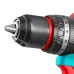 Close-up of TOTAL TIDLI205581 Drill Machine showing metal chuck and torque ring numbered 10–20 for precision control.