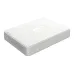 Minimalist Hikvision 16CH DVR featuring circular top indentation, brand logo, and three status indicators