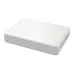 White Hikvision 16 Channel DVR with slim rectangular design, logo on top, and LED indicators on corner
