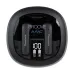 Fantech GROOVE ANC FT20 Earbuds in glossy black case with LED battery display showing charge levels.