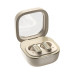 Monster N-Lite 212 in white displayed inside an open charging case from a top angled view highlighting the earbuds’ layout.
