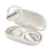 Top-down view of QCY Crossky GTR2 Wireless Earbuds in open white charging case showing compact in-ear design.