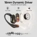 Weofly OutFits displayed in a dynamic exploded view showcasing its 18mm driver and internal audio components.
