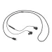 Samsung AKG Type-C earphones with black in-ear design, USB-C connector, and inline control buttons