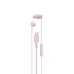 Sony IER-EX15C wired in-ear earphones with Type-C connector, pink color, inline control and mic, minimal product shot
