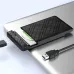 Angled open view of Yuanxin YPH-051 Enclosure showing Seagate drive inside and USB 3.0 cable beside laptop.