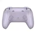 Rear view of purple 8BitDo Ultimate 2 showing a mode switch and back paddles.