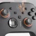 Close-up of the Aolion AL-NS2268HD Gaming Controller showing turbo button, hex logo, and orange-lit D-pad and analog sticks.