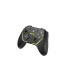Front angled view of the Rapoo V610M Multi-Mode Vibration Gamepad showing button layout, joysticks, and ergonomic black design.