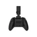 Rear view of the Rapoo V610M Multi-Mode Vibration Gamepad highlighting triggers, grip shape, and attached phone holder.