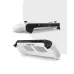 Top and back views of a white Lenovo Legion Go S handheld gaming console.