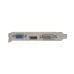 AFOX NVIDIA GeForce GT 240 graphics card back panel with VGA, HDMI, and DVI video output ports