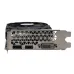 Rear port view of the ARKTEK AMD Radeon RX 550 4GB GDDR5 Graphics Card displaying HDMI, DP, and DVI outputs.