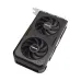 Side view of ASUS Dual GeForce RTX 5050 8GB GDDR6 OC Edition Graphics Card showing angular shroud and mounting bracket.