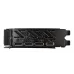 GPU I/O panel showing 3 DisplayPort and 1 HDMI output with ventilation slots for heat dissipation.