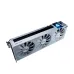 GUNNIR Intel ARC GPU in white with triple-fan cooling and PCIe connector, ideal for desktop gaming setups.