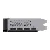 Rear I/O panel of Manli Nebula V2 GeForce RTX 5060 Ti 16GB with multiple DisplayPort and HDMI outputs.