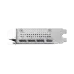 Rear I/O view of MSI GeForce RTX 5060 Ti 8G VENTUS 2X OC WHITE PLUS GPU featuring three DisplayPort connectors and one HDMI port.