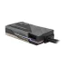 Limited Edition MSI GeForce RTX 5090 32G LIGHTNING Z GPU with carbon fiber design and RGB lighting.
