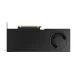 Side view of NVIDIA RTX PRO 4500 Blackwell Graphics Card with black backplate and blower-style cooling fan.