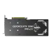 Backplate view of PNY GeForce RTX 5060 ARGB EPIC-X RGB OC Triple Fan Graphics Card showing branding and heat dissipation cutout.