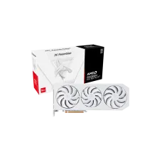 PowerColor Hellhound Spectral White AMD Radeon RX 9060 XT 16GB Graphics Card