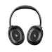 A straight-on view of the black A4tech Bloody M320 wireless over-ear headphones, showing the headset's overall shape.