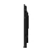 Side view of Optoma 3653RK-C2 Interactive Flat Panel showing ultra-slim profile with slightly thicker rear housing section.