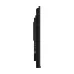 Side angled view of Optoma 3753RK-C2 Interactive Flat Panel with visible USB, HDMI, and audio ports on rear section.