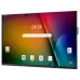 Angled front view of the Viewsonic ViewBoard IN8603-1C 86 4K UHD Interactive Flat Panel Display with vivid screen interface