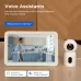 Smart display view of IMILAB C30 WiFi Camera showing live kitchen feed with Alexa and Google Assistant compatibility.