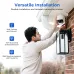 Wall-mounted IMILAB EC6 Panorama WiFi Camera shown under eaves, highlighting flexible install and IP65 weatherproof design.