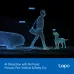 Digital view of TP-Link Tapo C246D WiFi Camera detecting person, pet, and vehicle with holographic AI labels.