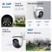 Feature view of TP-Link Tapo C530WS WiFi Camera highlighting 3K resolution, AI detection, weatherproofing, and motion tracking.
