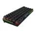 Angled top view of the ASUS M601 ROG Falchion NX Red Switch Wireless Mechanical Gaming Keyboard showing RGB backlit keys.