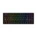 Top view of Durgod Cavalry 87w Keyboard showing RGB-lit black keycaps and compact tenkeyless layout.