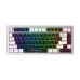 Top-down view of a Havit Astralforce-1 mechanical keyboard with RGB lighting.