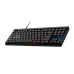 Front view of Logitech G515 RAPID TKL Keyboard with full layout and vibrant RGB backlighting across all keys.