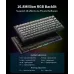 Angled view of Onikuma G83 Keyboard with customizable RGB lighting supporting 16.8 million colors and 20 adjustable effects.
