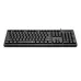 Front view of the Redragon BK-7543 Keyboard with Bangla showing its full-size black layout and wired USB design.